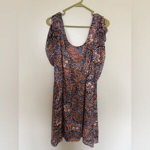 Outback Red Multicolor Patterned Dress